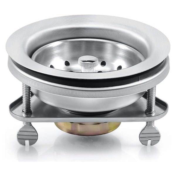 Thrifco Plumbing 3-1/2 Inch Kitchen Sink Drain Assembly With Traingular Base 4401411 - main